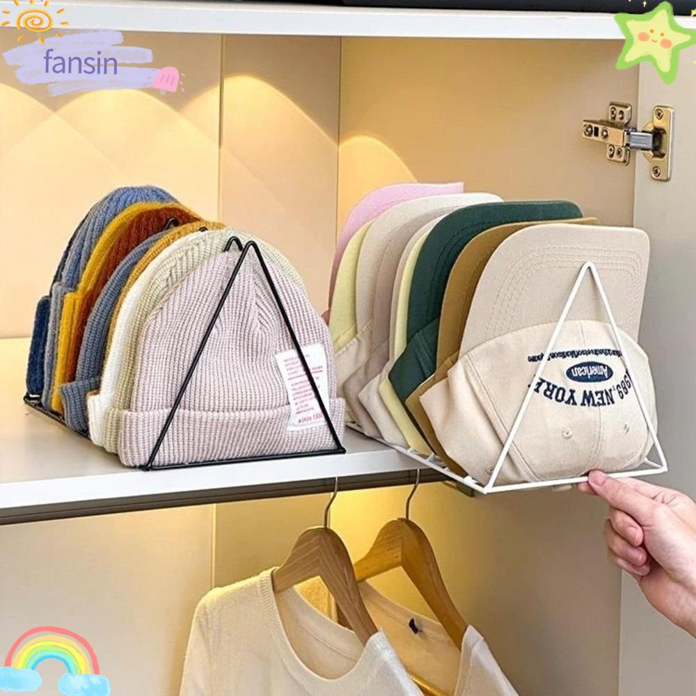 FANSIN Baseball Cap Holder, Metal Wardrobe Desktop Knitted Hat Display ...