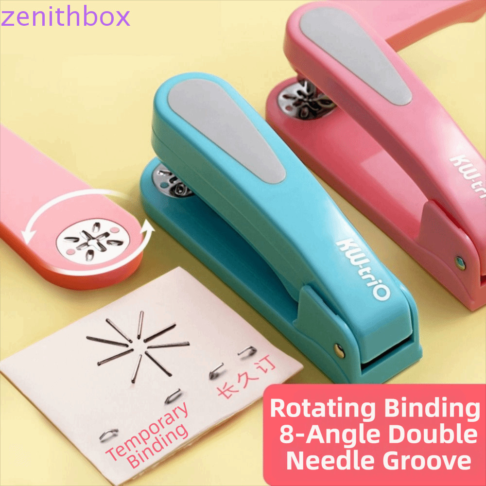 ZENITHBOX Book Binding|Thickened Effortless 360 Degree Rotary Stapler ...
