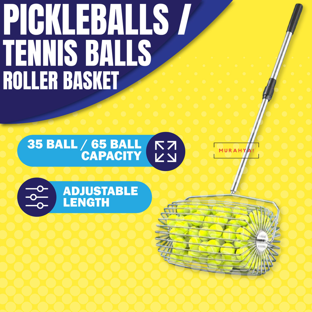 Tennis Ball Picker Roller Stainless Steel Roller Ball Collector ...