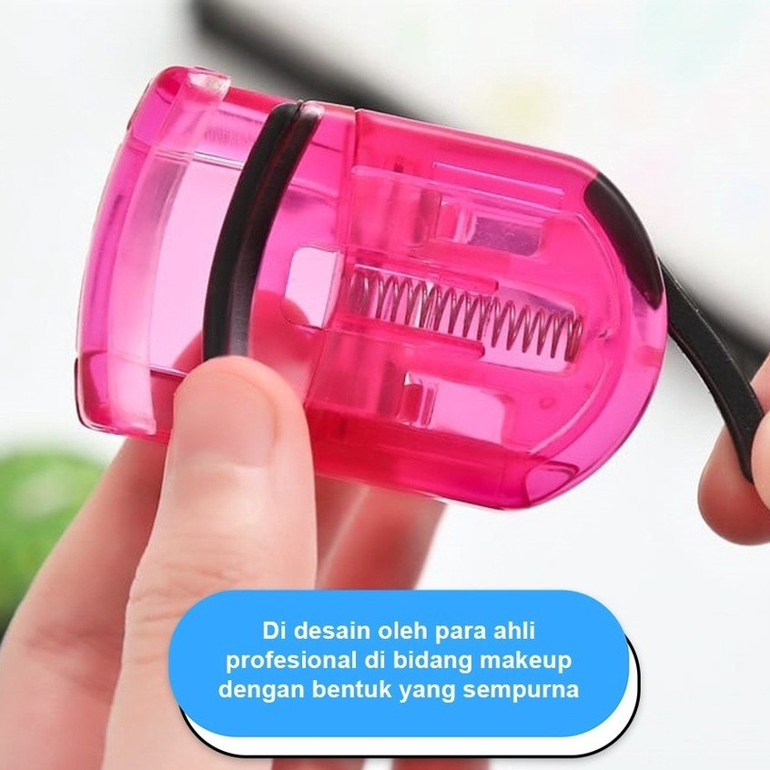 POPmaker Mini Eyelash Curler Portable Praktis - Gambar 3