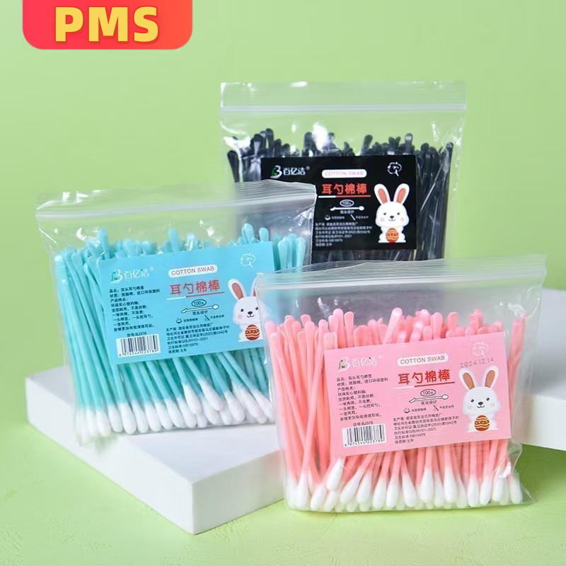 POPmaker H903 Cotton Bud 2in1 100pcs Lembut Aman
