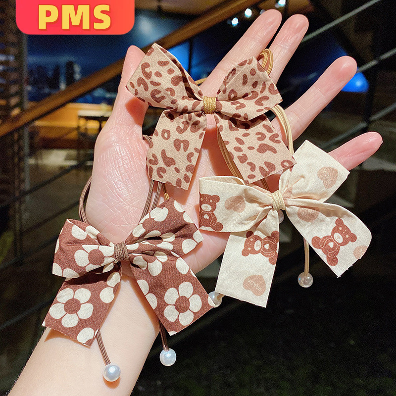 POPmaker Scrunchie Choco Cream Leopard Mutiara