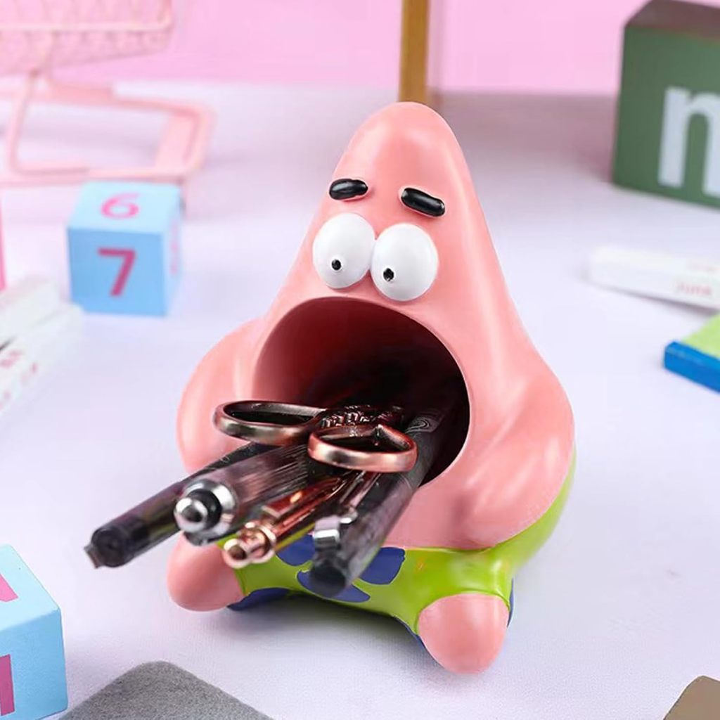Patrick Desk Pencil Case Cute Home Decoration Ceramic/ Student Storage ...