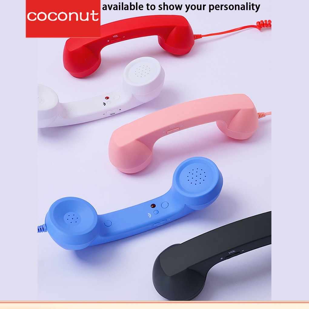 Talk With Style Retro Phone Handset Featuring Type-C Style For Clear ...