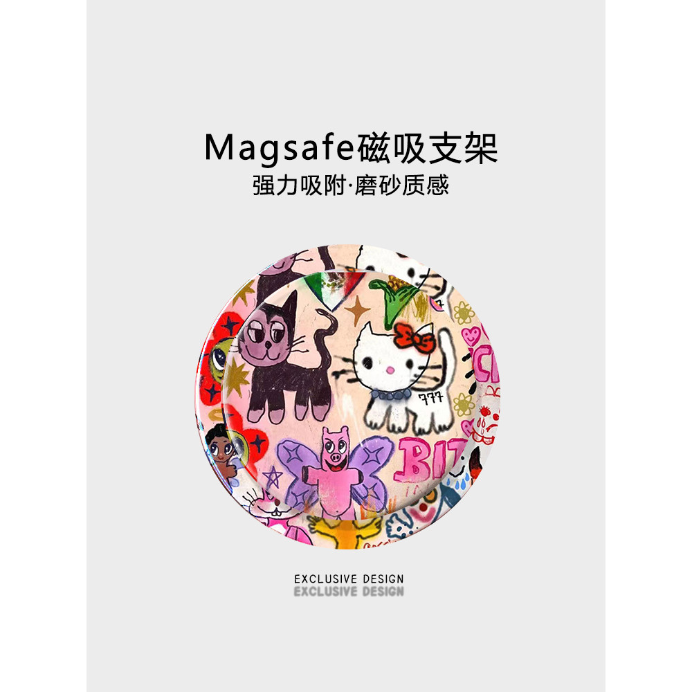 magsafe popsocket popsocket Magnetic Magsafe Bracket Airbag Suitable ...