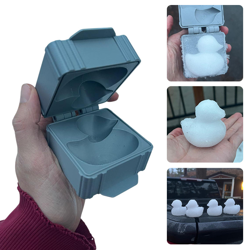 Vvsg Snow Duck Mold Maker Snow Ball Toys Games Duck Shape Snowball ...