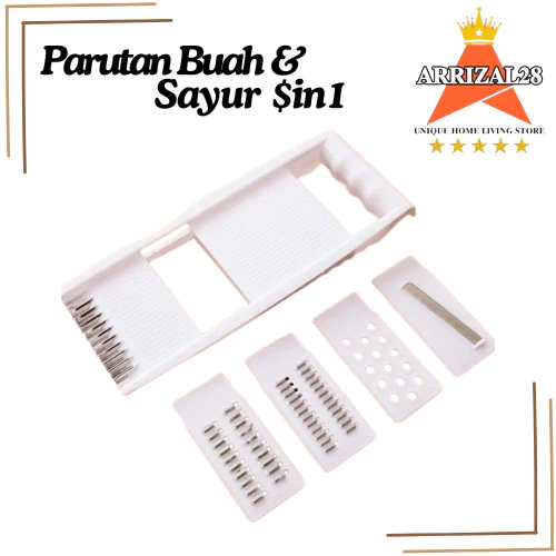 ALAT PARUTAN MULTIFUNGSI BUAH DAN SAYURAN SET 4 IN 1