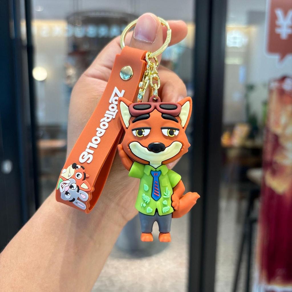 Judy Hopps Plush Keychain Zootopia 2 Movie Keyring Adorable Backpack ...