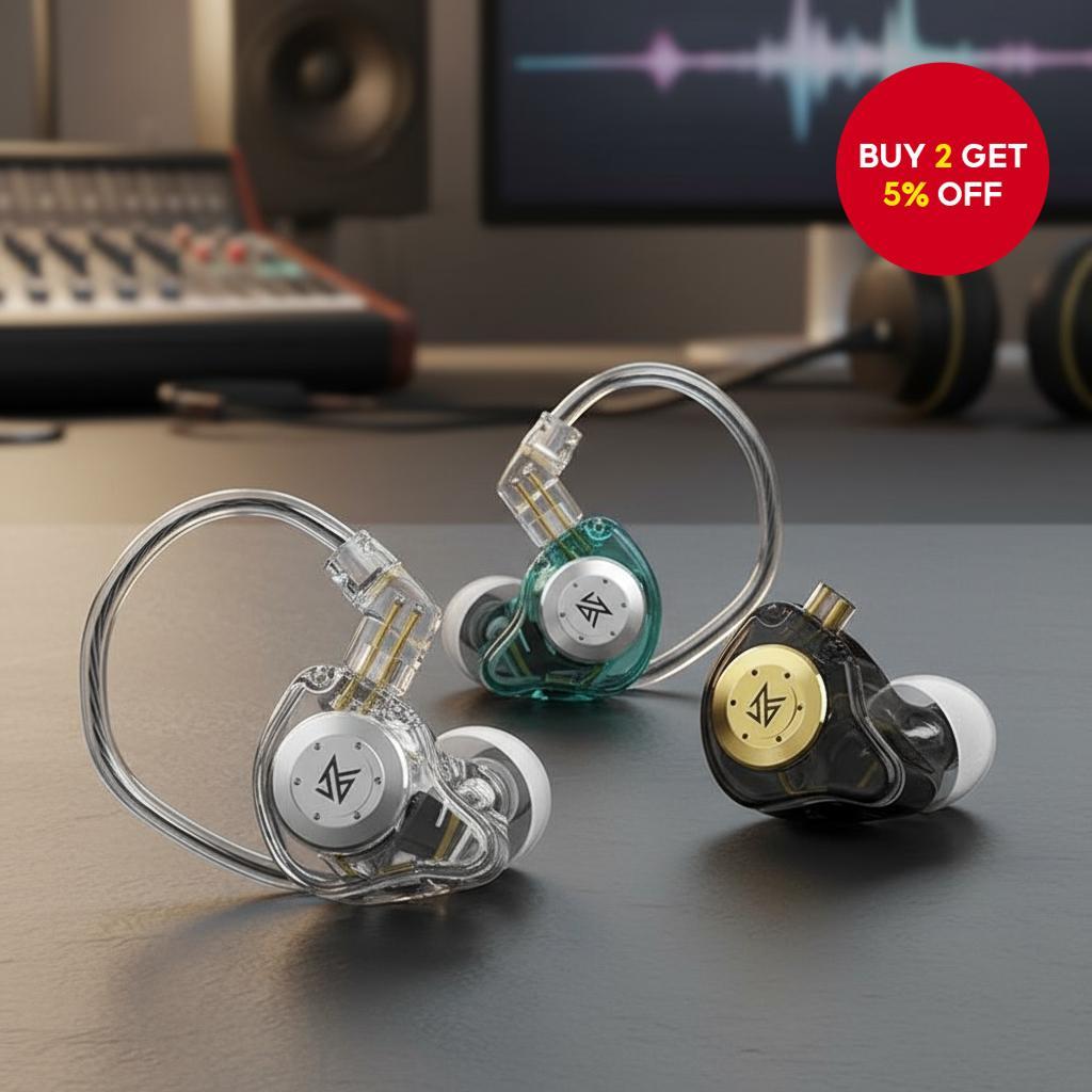 KZ EDX Pro Dynamic In Ear Monitor Wired Earphones HiFi Bass Stereo ...