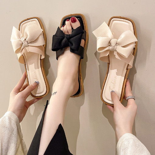 POPmaker shop Sandal Jelly YU69 - Sandal Flat Karet Elastis Tebal dengan Pita Polos, Empuk, Kekinian & Fashion Cantik, Nyaman untuk Daily Use dan Indoor COD - Gambar 2