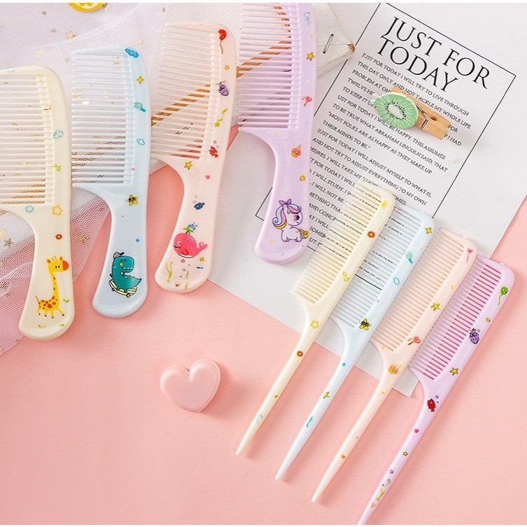 POPmaker Sisir Anak 2in1 Karakter Lucu Aman Lembut - Gambar 3