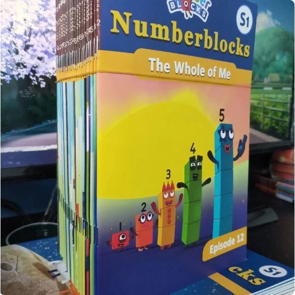 (ZELOLICOLLECTION) Numberblocks Book S1, S2, S3 English Learning Book ...