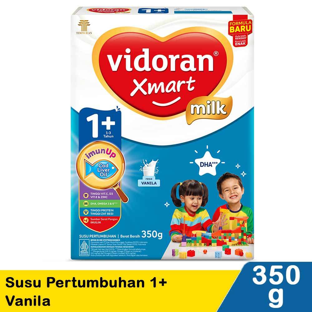 VIDORAN XMART1+ SUSU PERTUMBUHAN VANILA 350g