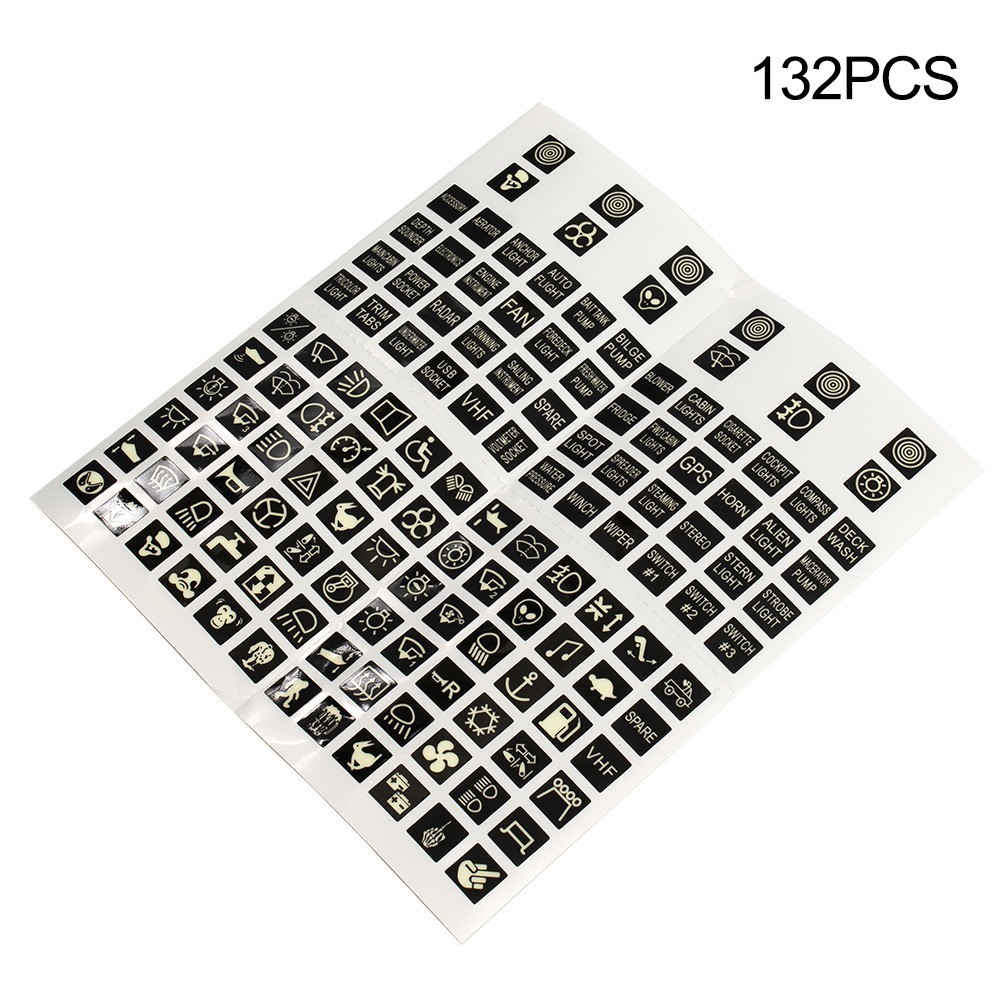 high quality [ HAWT ] Night Glow Rocker Switch Decal Label Circuit ...