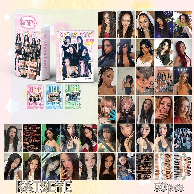 92 Cartes Photos KATSEYE BEAUTIFULCHAOS - Album Novel, Mini Merchandising - Cadeau Fan Kpop - 5.5x8.5 Cm