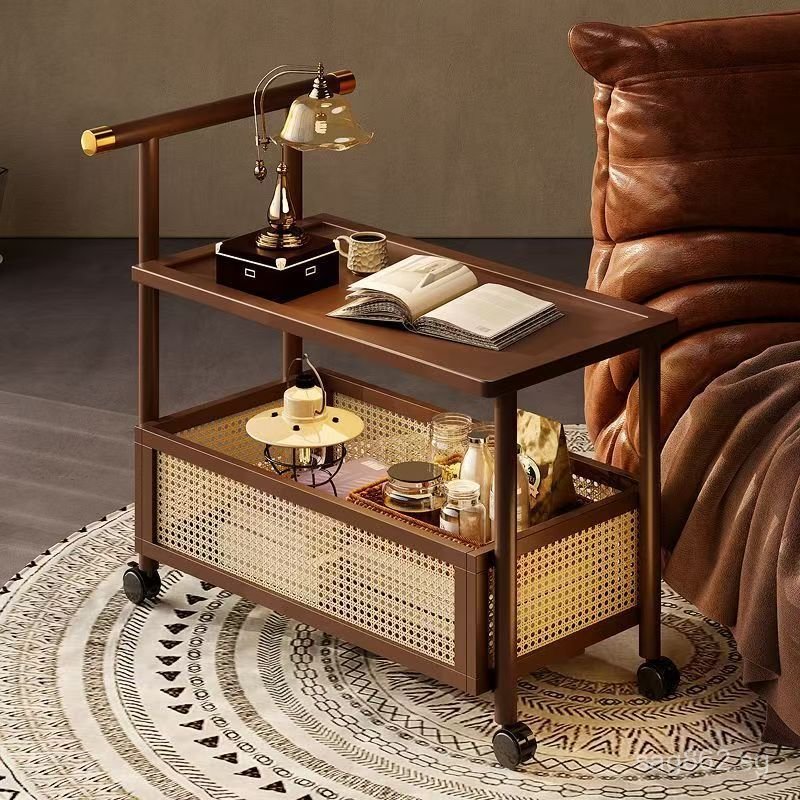 Storage Rack Light Luxury Small Coffee Table Snack Living Room Small ...