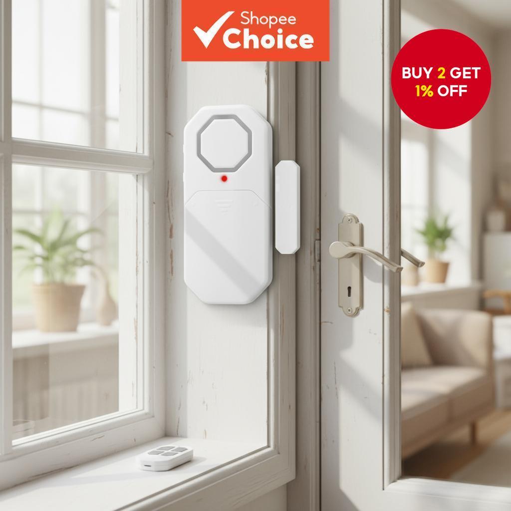 Wireless Door Window Alarm System, Smart Magnetic Sensor for Home ...