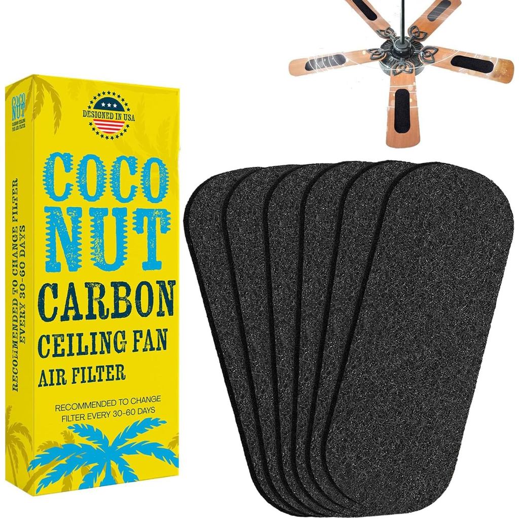 Ceiling Fan Filters for Blades, Ceiling Fan Filter, Unscented Activated ...