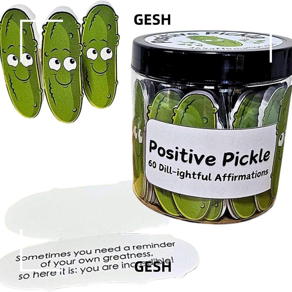 GESH Emotional Support Cards, Emotional Support Pickle/Potato Positive ...