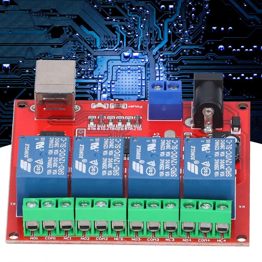 Smart Switch Controller Relay Board 4 Channel High Performance Module ...