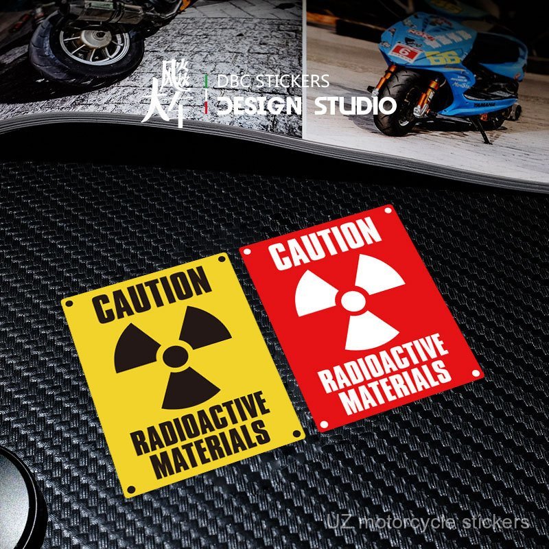 Nuclear Radiation Resident Evil Pollution Leakage Label Car Sticker ...
