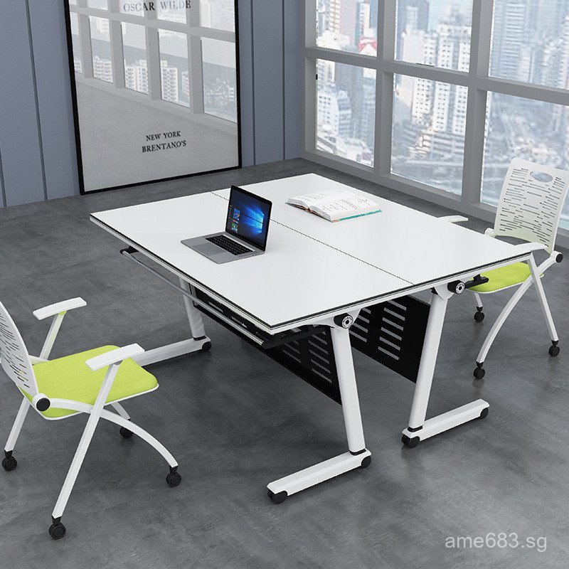 Combination Conference Table Mobile Education Long Table Folding ...