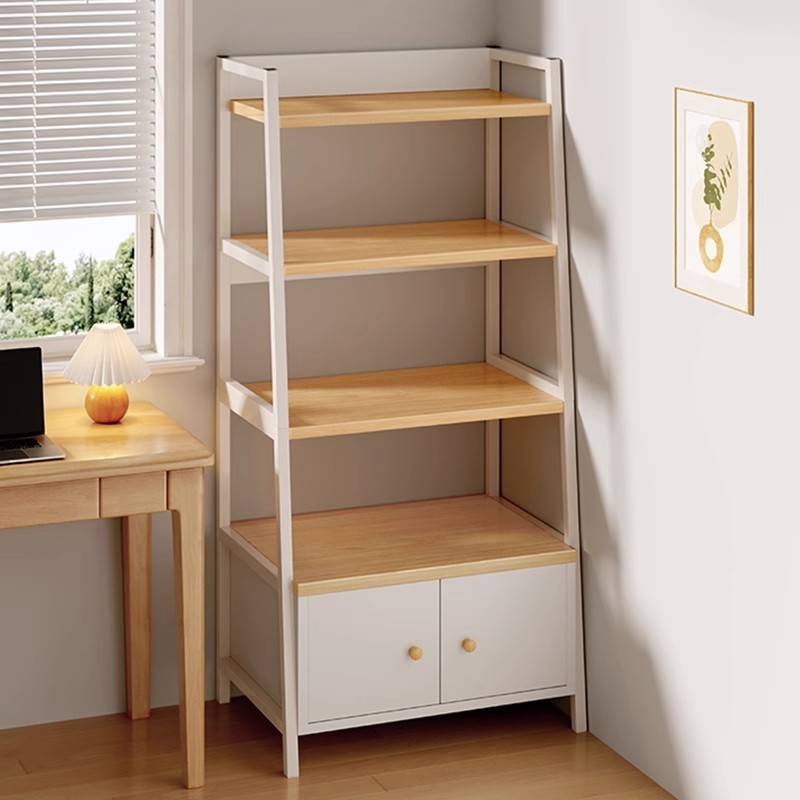 Multi-layer Storage Rack Floor-standing Bookshelf Storage Rack Bedroom ...