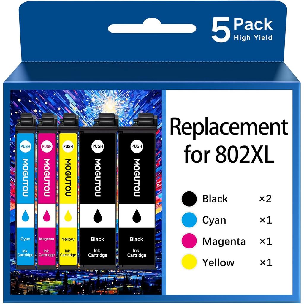 Remanufactured for 802XL Ink Cartridges for Epson 802XL Ink Cartridges ...