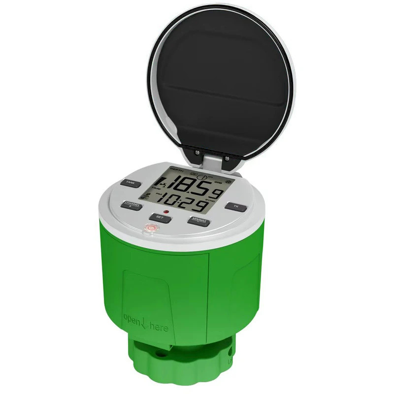 Ultrasonic Level Guage Wireless LCD Display Water Tank Liquid Meter ...