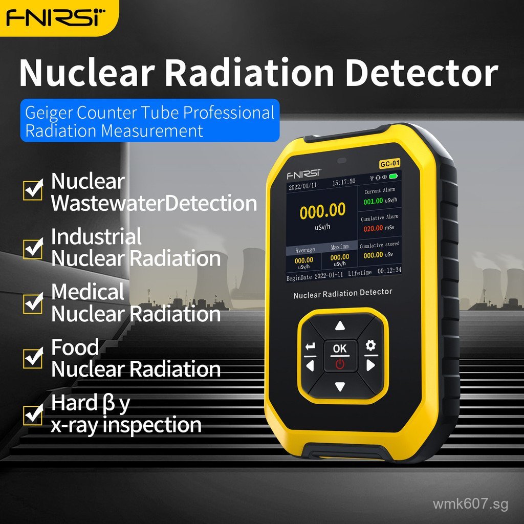 Marble Alarm Meter Ionizing Nuclear Radiation Geiger Dosimeter Personal ...