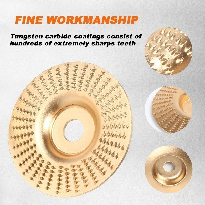 Heavy Duty Wood Grinding Wheel Carbide Rasp Disc For Angle Grinder Wood ...