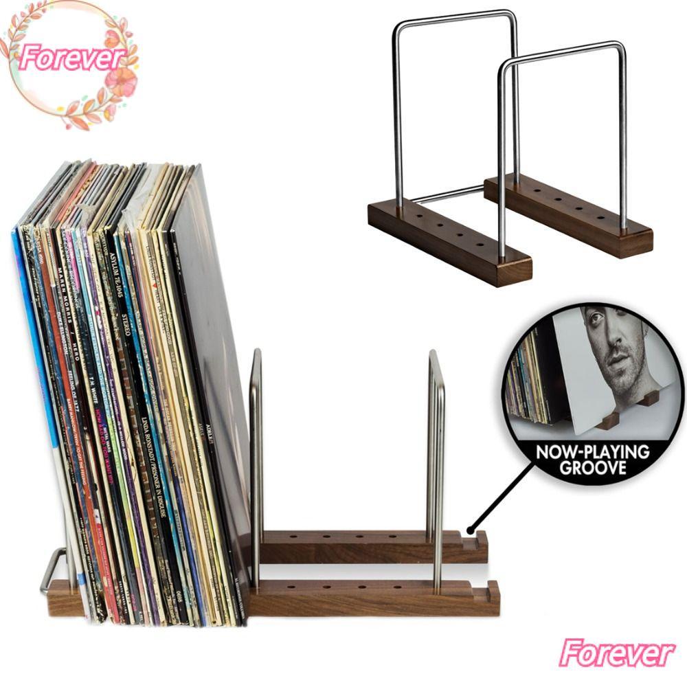 FOREVER Record Stand, Adjustable Solid Vinyl Record Holder, Space ...