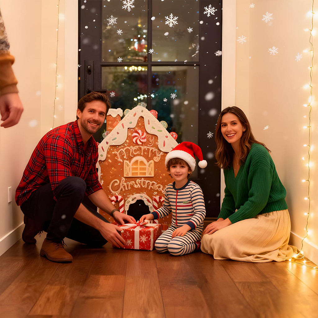 Christmas Gingerbread House Golf Kit W/Candy Cane Club & Ball ...