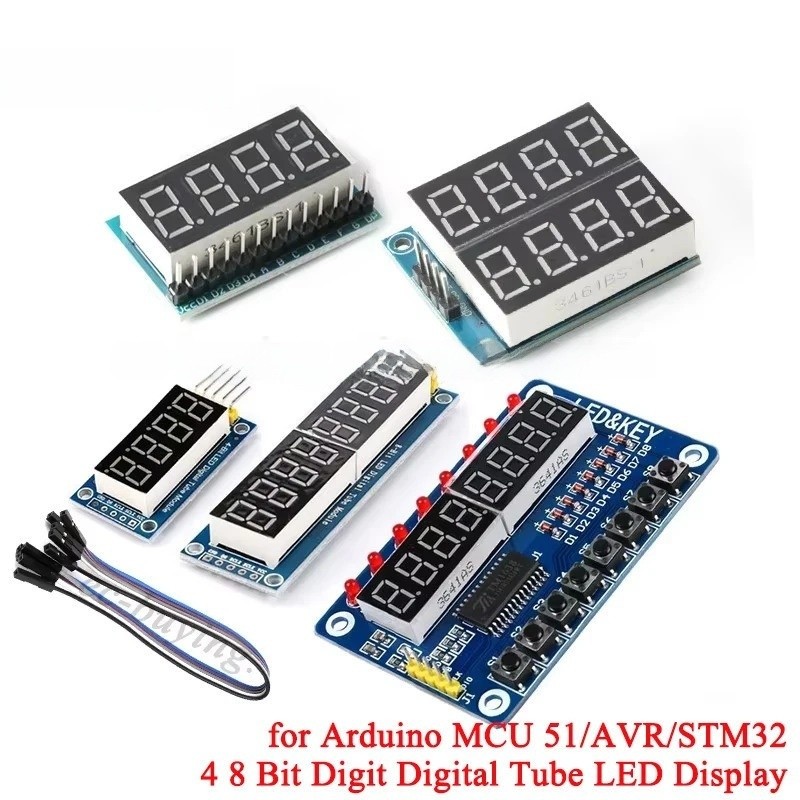 4 8 bit MAX7219 TM1638 LED Digital Tube Module Dot Matrix ...