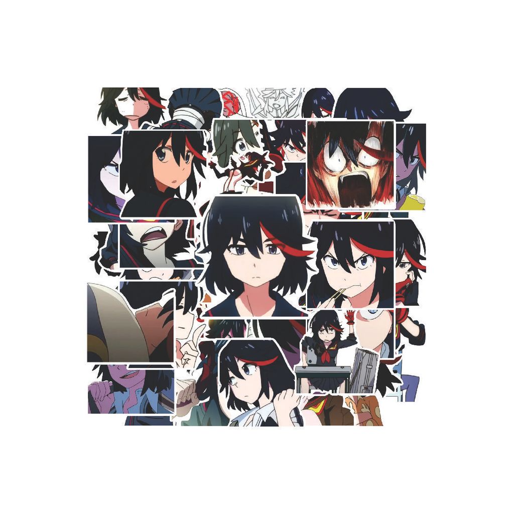 50 PCS Ryuto Matoi Kill La Kill Stickers Waterproof Stickers – Ideal to ...