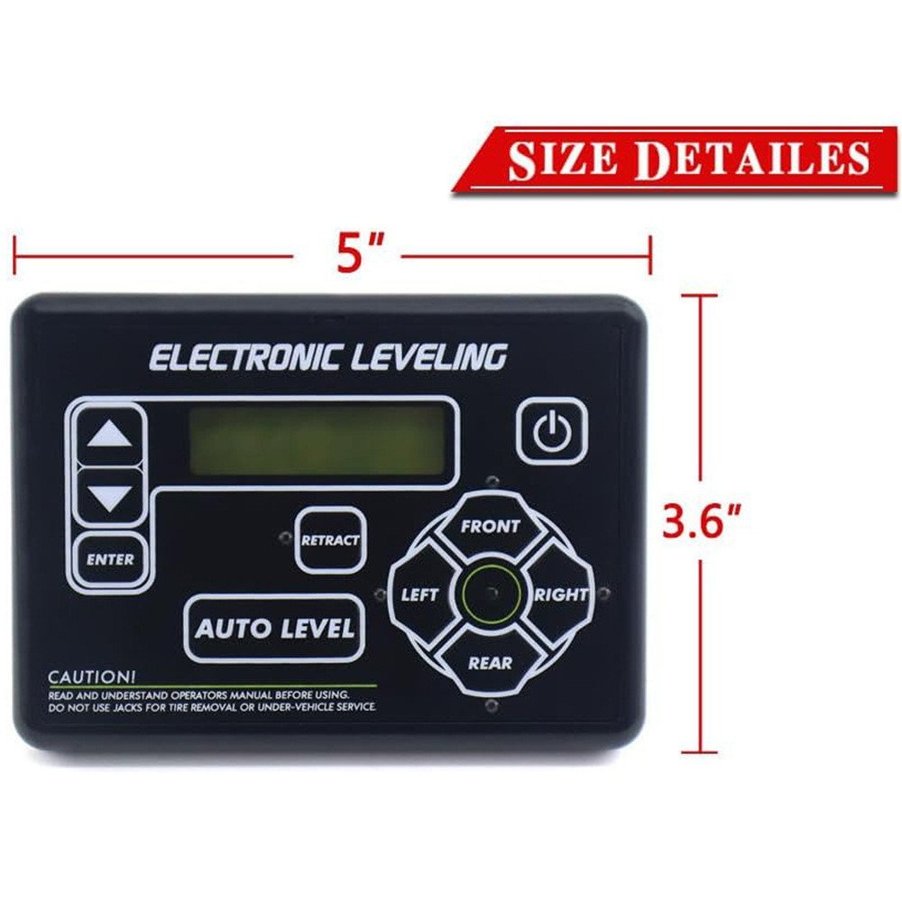 421484 RV Touch Control Board Travel System Leveling Leveling RV Panel ...