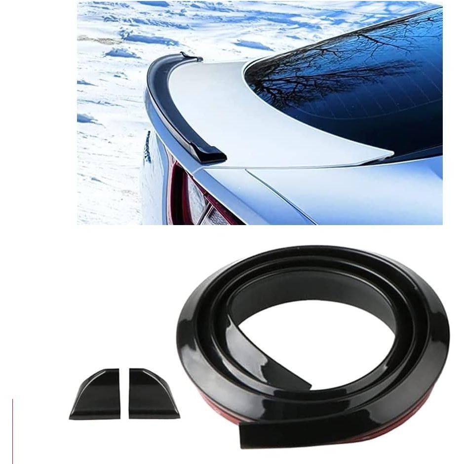 Car Trunk Spoiler Roof Lip Kit,3D PU Rear Trunk Lip or Roof Spoiler ...