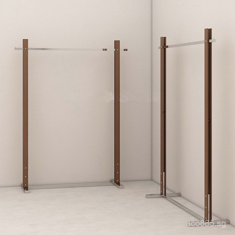 Clothing Store Simple Display Rack Stainless Steel Rack Clothes Rack ...