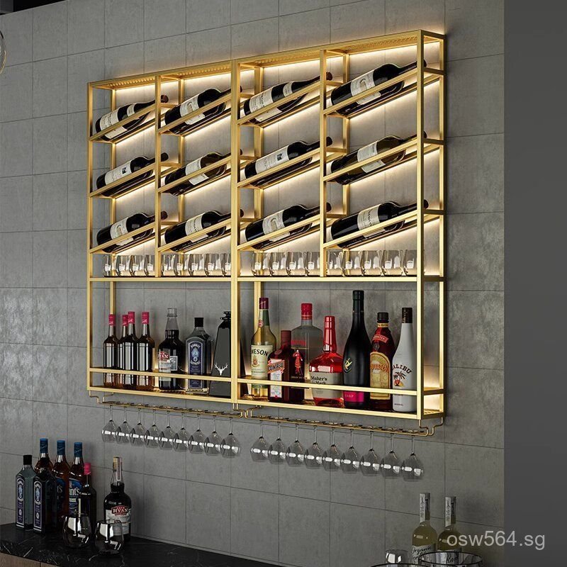 European Modern Minimalist Wine Cabinet Home Creative Living Room Red ...