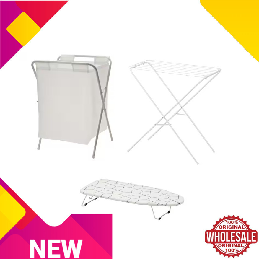 JALL LAUNDRY BAG WITH STAND DRYING RACK INDOOR OUTDOOR IRONING BOARD ...