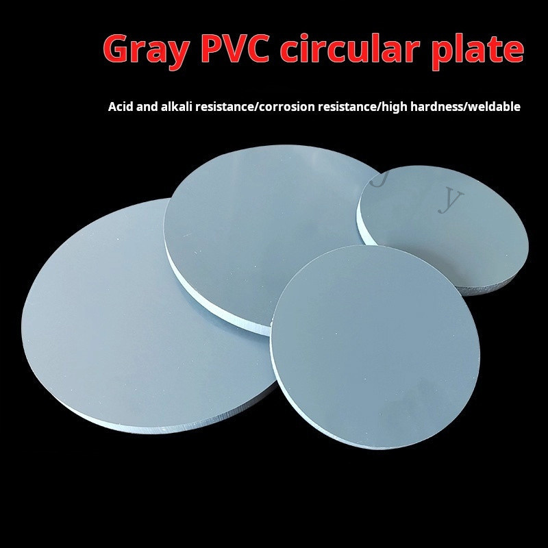 G Gray PVC Board Round Plastic Board Polyvinyl Chloride Hard Board ...