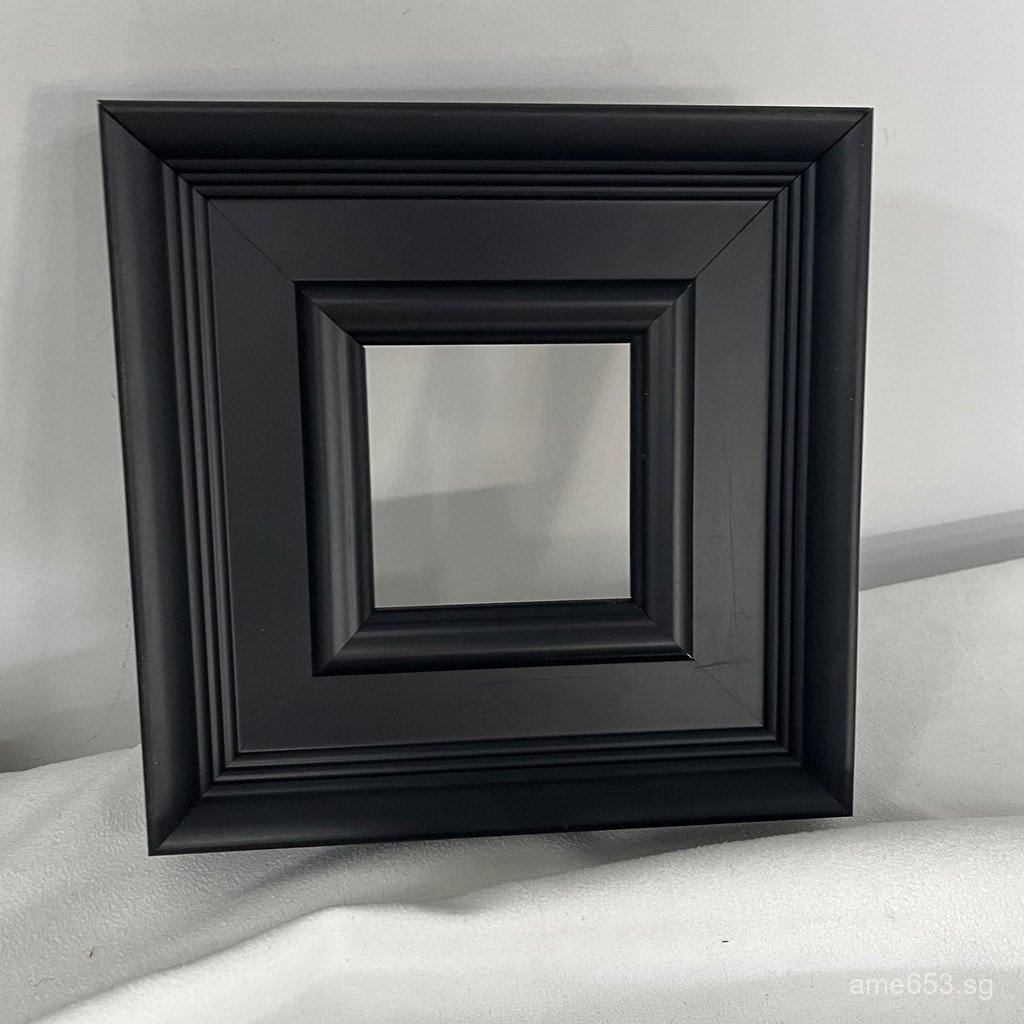 Minimalist Black Wall-Mounted Picture Frame with Backboard Modern Style ...