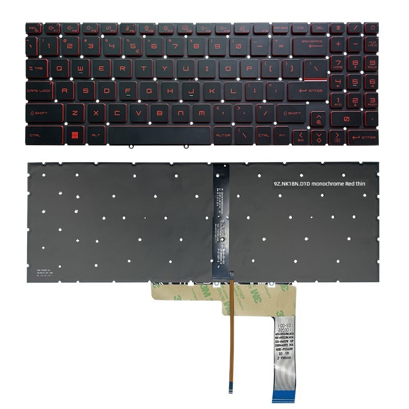 wireless keyboard and mouse keycap MSI Star Mars GF76 GF66 MS-1582 GL76 ...