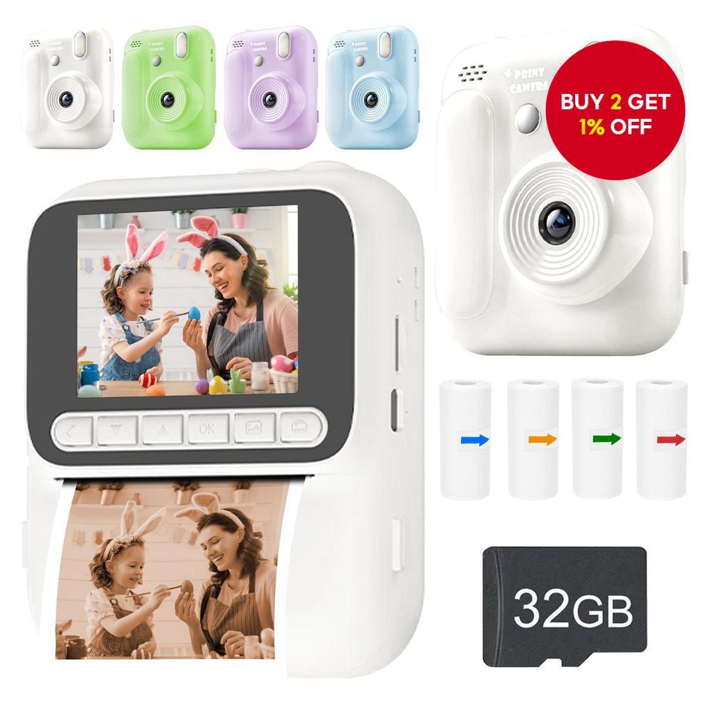 Kids Instant Print Camera, Perfect for Christmas and Birthday Gifts ...