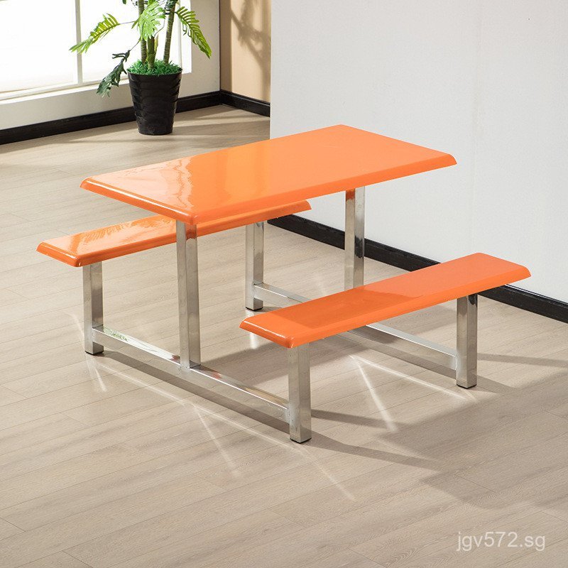 Integrated Dining Table Dining Table and Chairs for Fast Food ...