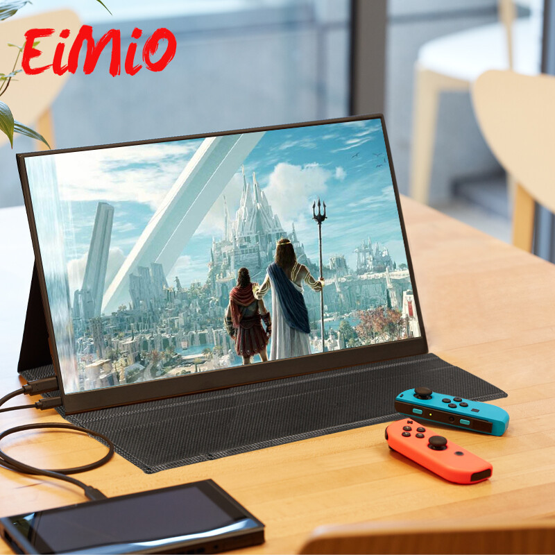 Eimio Portable Monitor 15.6-Inch Notebook Sub-Screen switch Portable ...