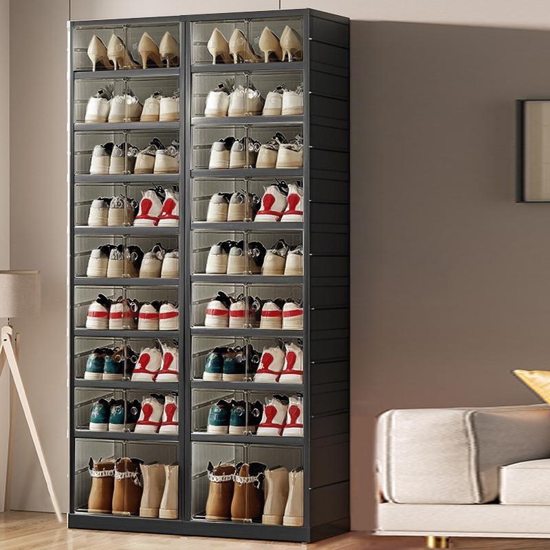 9-Tier Ultimate Foldable Shoe Rack Organizer: Closet Storage Solution ...
