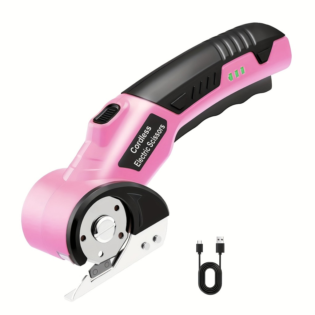 Cordless Electric Scissors Box Cutter – 4V Heavy Duty Rechargeable ...