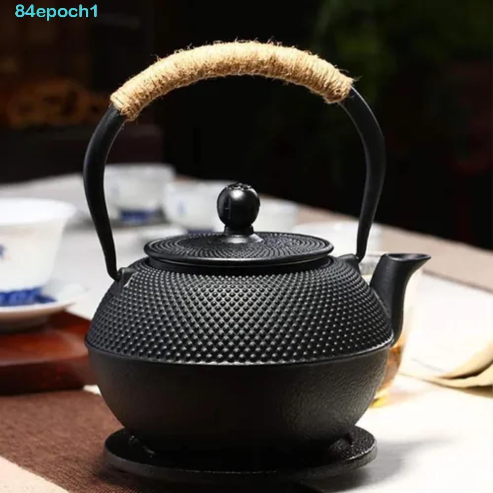 [READY STOCK] Cast Iron Pot Teapot, Fast Heat Conduction With Stainless ...