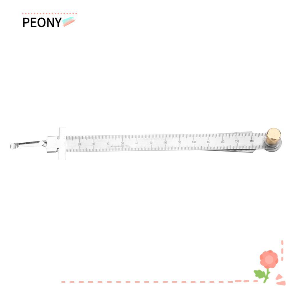 PEONYSG Depth Ruler, Stainless Steel Welding Gauge Taper Gap Gauge ...